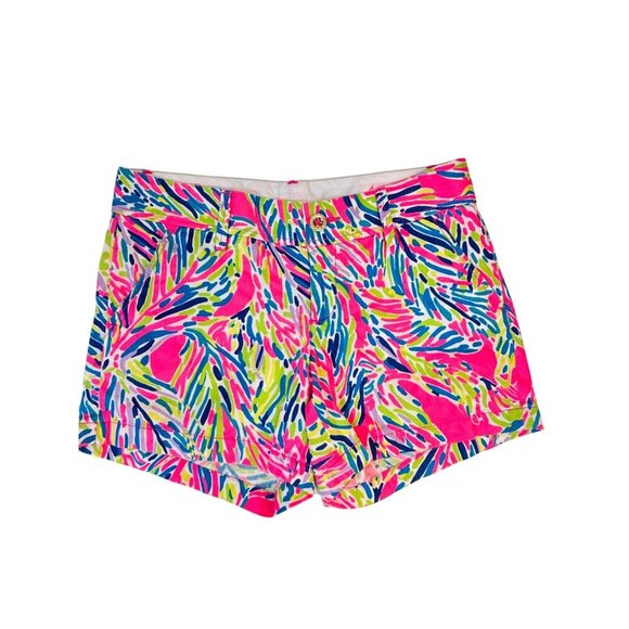 LILLY PULITZER The Callahan Shorts in Palm Reader Size 4 - Picture 2 of 6